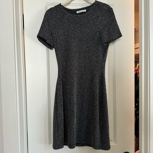 Reformation Amina Dress in rainbow sparkle